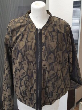 Jacke “ Jones “ Größe 42 in Khaki/Schwarz NEU!