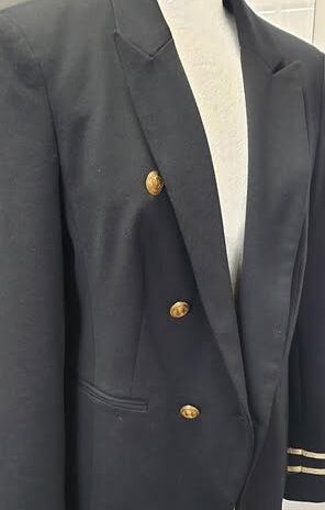 Blazer “ Jake*s “ Größe 38 in Dunkelblau/Gold