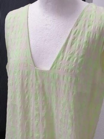 Kleid “ COS “ Größe 40 in Neongrün/Beige