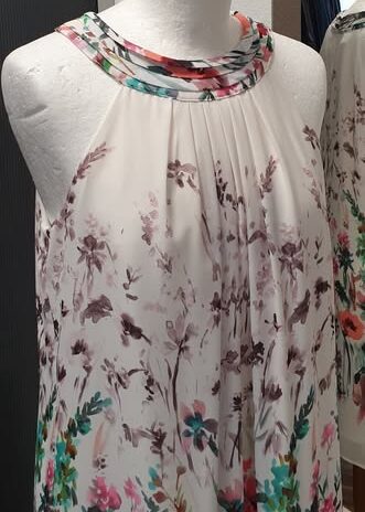 Kleid “ Jake*s “ Größe 36 in Offwhite/Floral