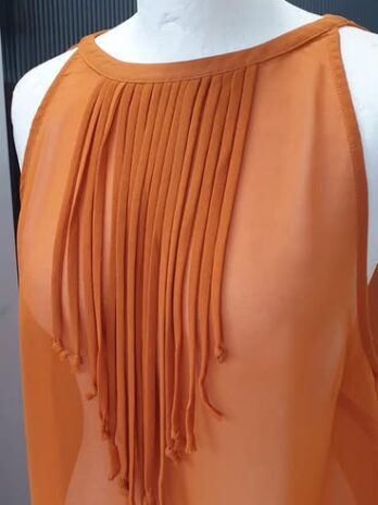 Bluse/Top “ Made in Italy “ Größe 40 in Orange