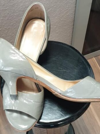 Schuhe “ Peter Kaiser “ Größe 39 in Grau/Lackleder