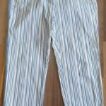 Hose “ Collection L “ Größe 42/44 in Hellblau/Weiß gestreift NEU!