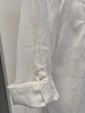 Bluse “ S. Oliver “ Größe 34/36 in Weiß 100% Leinen