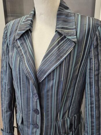 Blazer “ Steilmann “ Größe 36 in Blau/Beige/Türkis gestreift