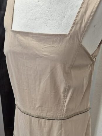 Kleid “ Jones “ Größe 42 in Beige mit Zierborten
