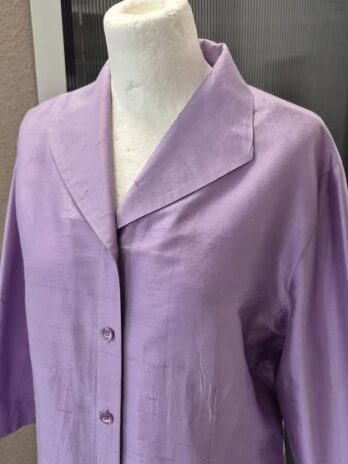 Blazer/Bluse “ Gerry Weber “ Größe 40 in Flieder 100% Seide