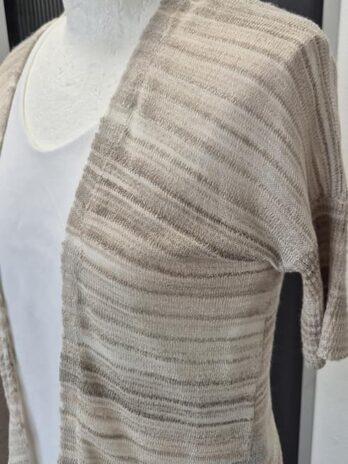 Weste “ Jones “ Größe 38 in Beige/Weiß gestreift