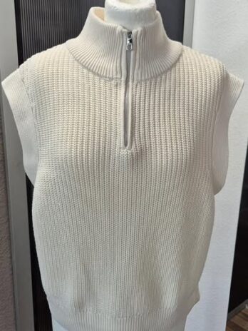 Pullunder “ Tom Tailor “ Größe M in Offwhite