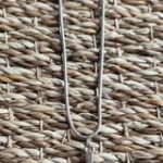 Kette “ Bijou Brigitte “ in Silber/Lila/Feder Emaille