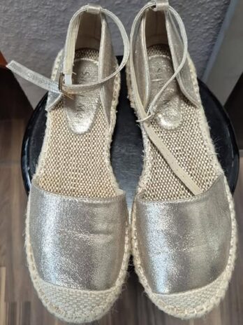 Espadrilles “ Super Me “ Größe 39 in Gold