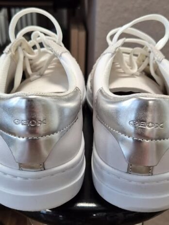 Sneakers “ Geox “ Größe 38 in Weiß/Grau/Silber