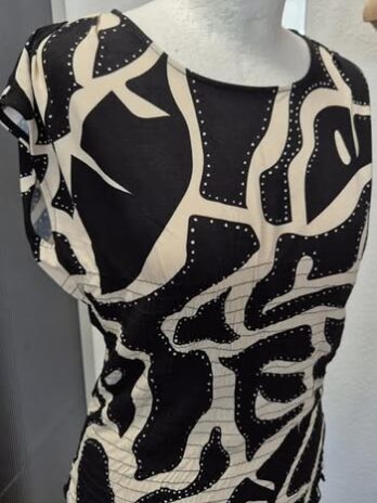 Shirt “ Comma “ Größe 36 in Schwarz/Beige gemustert