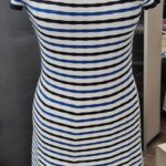 Strickkleid “ Hugo Boss “ Größe 36 in Dunkelblau/Blitzblau gestreift