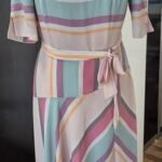 Maxikleid “ Comma “ Größe 36 in Bunt gestreift