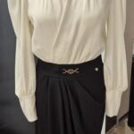 Kleid “ Rinascimento “ Größe 36 in Offwhite/Schwarz