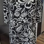 Kleid “ Maria Bellentani “ Größe 38 in Schwarz/Weiß gemustert