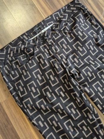 Hose “ Amy Vermont “ Größe 46 in Schwarz/Braun gemustert