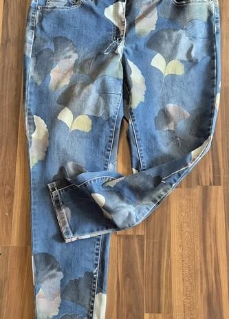 Jeans “ Amy Vermont “ Größe 46 in Blau/Floral
