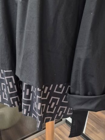 Bluse “ Amy Vermont “ Größe 46 in Schwarz/Braun gemustert