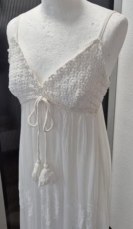 Maxikleid “ Made in Italy “ Größe 36 in Weiß