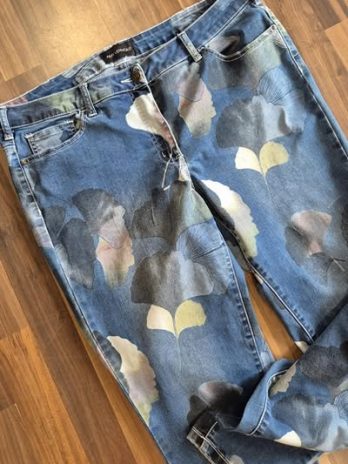 Jeans “ Amy Vermont “ Größe 46 in Blau/Floral
