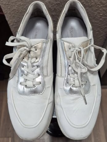 Sneakers “ Tamaris “ Größe 41 in Weiß/Silber/Gold