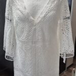 Kleid “ Made in Italy “ Größe M in Weiß/Spitze NEU!