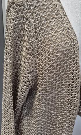 Weste “ Made in Italy “ Größe 40/42 in Beige/Pailletten