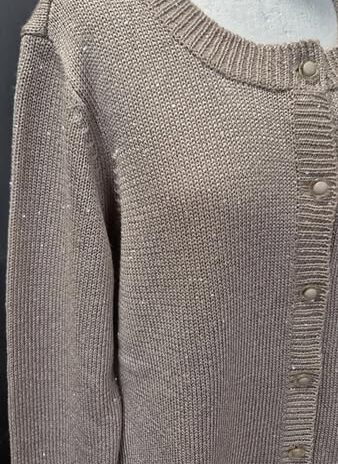 Weste “ K-Mail Order “ Größe 48 in Beige/Pailletten