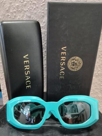 Sonnenbrille mit Etui “ VERSACE “ in Smaragdgrün