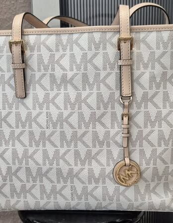 Tasche/Shopper “ Michael Kors “ in Beige/Logoprint Breite ca 50cm Höhe ca 29cm