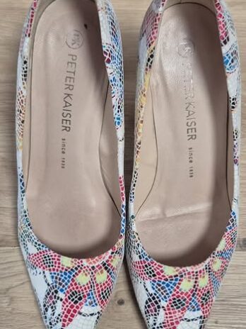 Pumps “ Peter Kaiser “ Größe 37,5 in Bunt gemustert/Leder