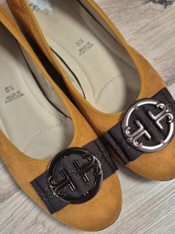 Ballerinas “ ARA “ Größe 38,5 in Curry/Dunkelbraun/Leder