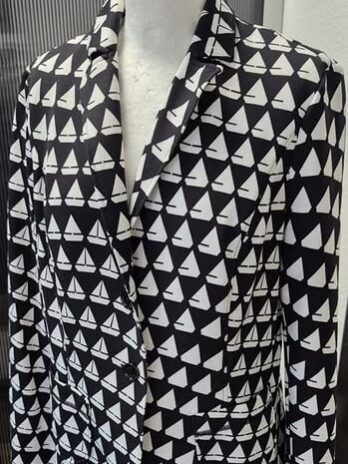 Hosenanzug “ Marccain Sports “ Größe 38/40 (N3/N4) in Schwarz/Weiß gemustert