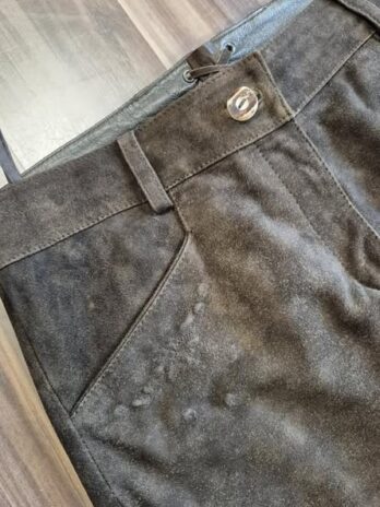 Trachtenlederhose “ Almsach “ Größe 40 in Dunkelbraun