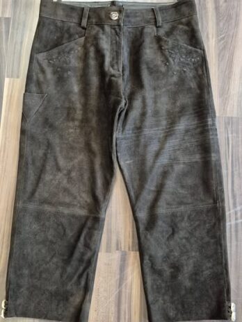 Trachtenlederhose “ Almsach “ Größe 40 in Dunkelbraun