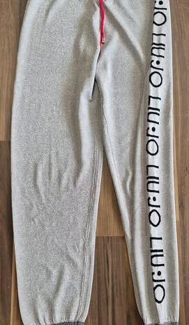 JoggPants “ Liu-Jo “ Größe S/M in Silber/Rot/Schwarz elastischer Bund