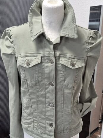 Jeansjacke “ Jones “ Größe 40 in Salbeigrün