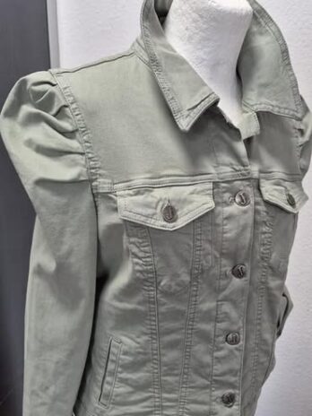 Jeansjacke “ Jones “ Größe 40 in Salbeigrün