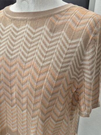 Pulli “ Only “ Größe M/L in Apricot/Schlamm/Offwhite gemustert