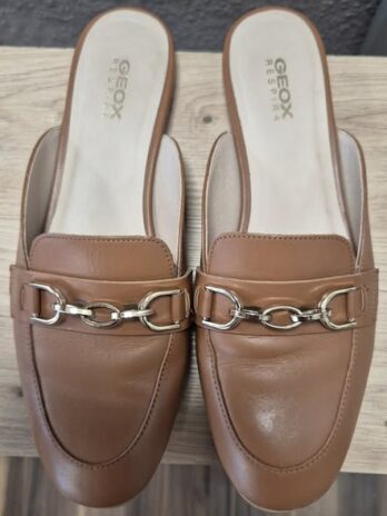 Mules “ Geox “ Größe 39 in Cognac/Leder