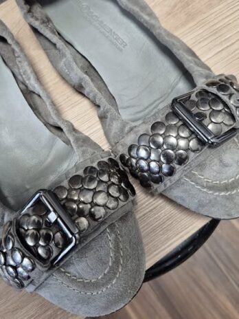 Ballerinas “ Kennel & Schmenger “ Größe 38 in Grau/Silber/Leder
