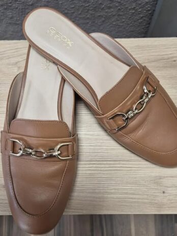 Mules “ Geox “ Größe 39 in Cognac/Leder