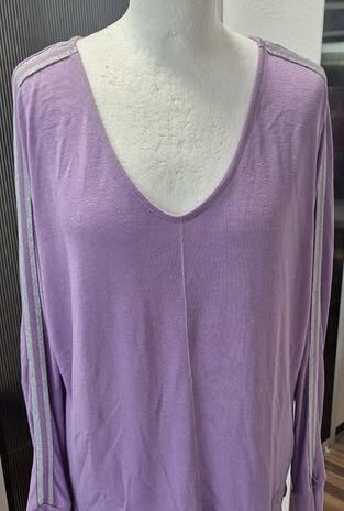 Pulli “ Key Largo “ Größe M in Flieder/Silber