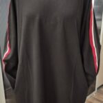 Sweaterkleid mit Kapuze “ Jones “ Größe 42 in Schwarz/Rot/Weiß