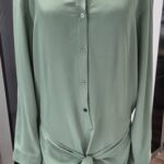 Kleid “ Theory “ Größe 36 in Salbeigrün 100% Seide