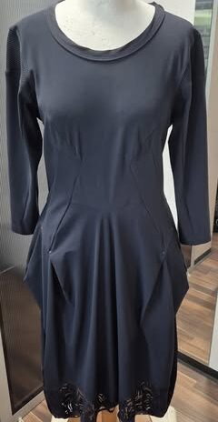 Kleid “ High “ Größe 38/40 in Dunkelblau am Rücken verstellbar