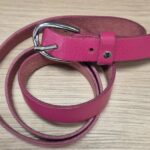 Gürtel/Leder “ Made in Italy “ Länge ca 103cm in Pink