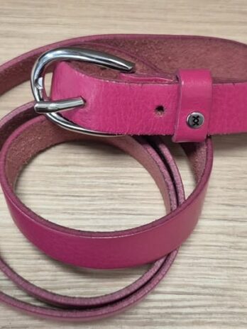 Gürtel/Leder “ Made in Italy “ Länge ca 103cm in Pink